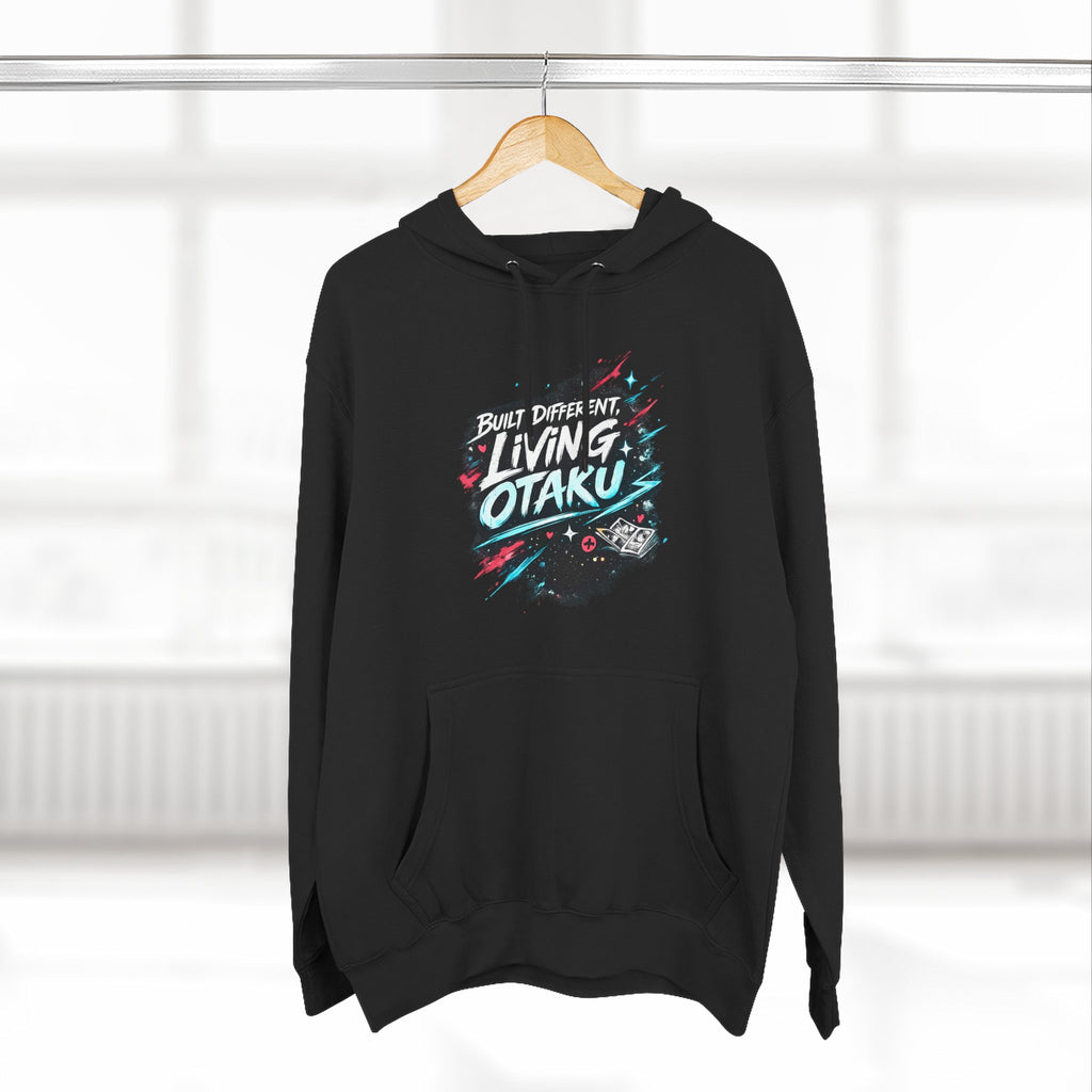 Otaku Hoodie — "Living Otaku" Anime Graphic Pullover