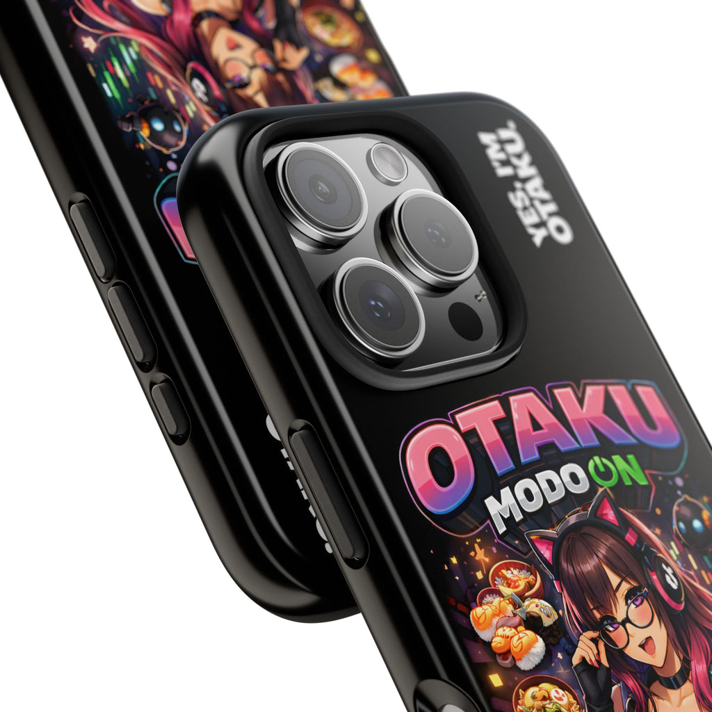 Otaku Mode On Anime Girl Tough Phone Case — “Yes, I’m Otaku” Design