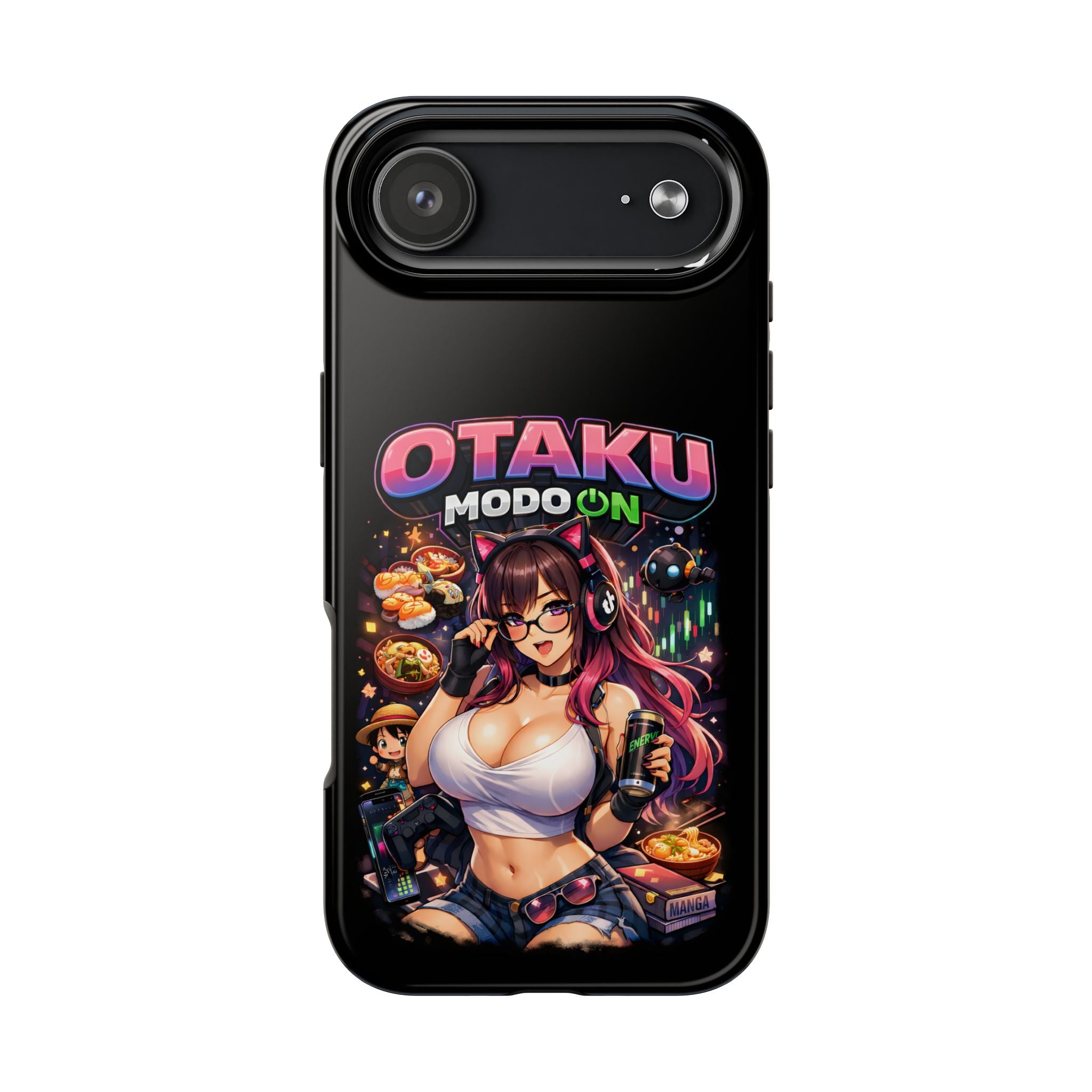Otaku Mode On Anime Girl Tough Phone Case — “Yes, I’m Otaku” Design