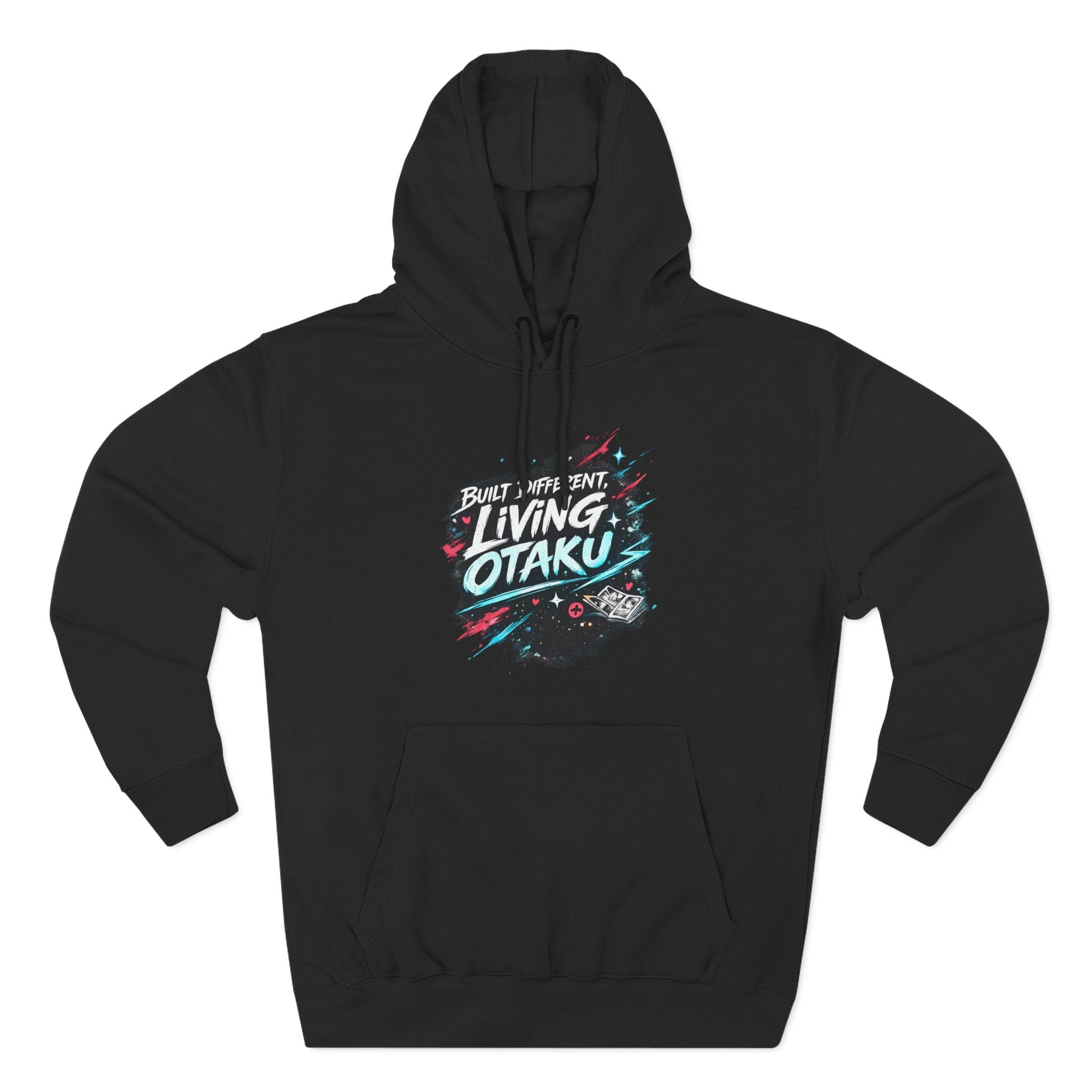 Otaku Hoodie — "Living Otaku" Anime Graphic Pullover
